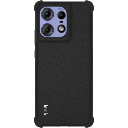 For Motorola Edge 50 Pro imak Shockproof Airbag TPU Phone Case(Matte Black) by imak