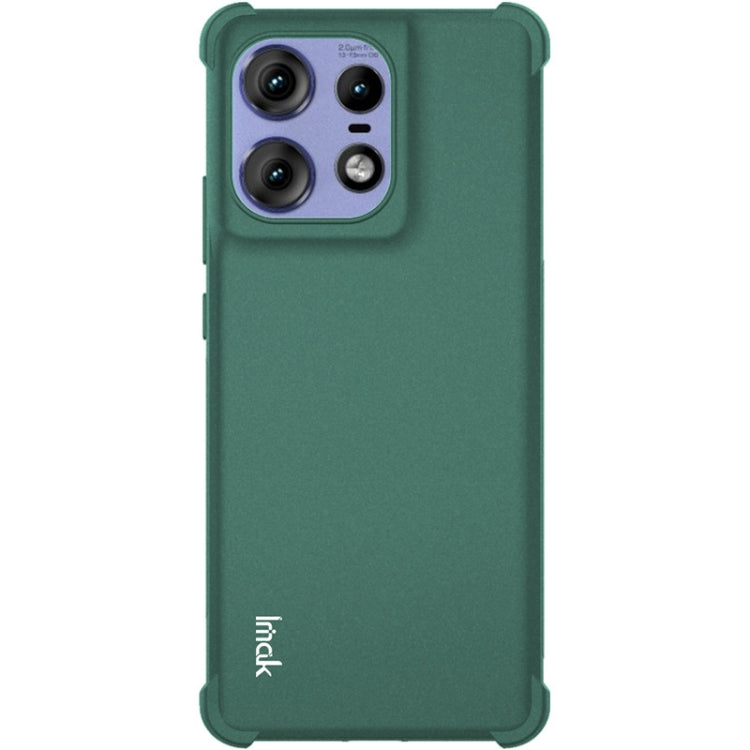 For Motorola Edge 50 Pro imak Shockproof Airbag TPU Phone Case(Matte Green) by imak