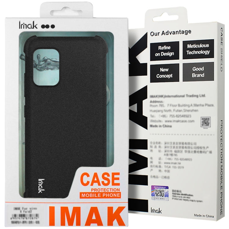 For Motorola Edge 50 Pro imak Shockproof Airbag TPU Phone Case(Matte Green) by imak