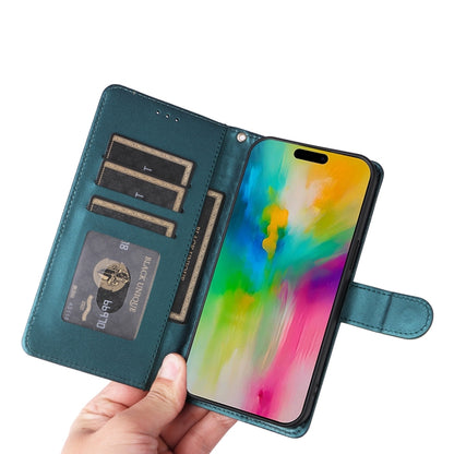 For iPhone 16 Pro Max Diamond Lattice Leather Flip Phone Case(Green) by buy2fix