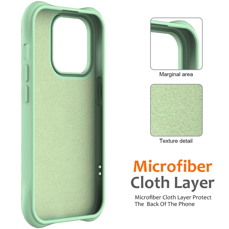 For iPhone 13 Pro Max Wave Texture MagSafe Magnetic Liquid Silicone Phone Case(Green) by buy2fix