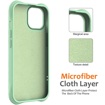 For iPhone 12 mini Wave Texture MagSafe Magnetic Liquid Silicone Phone Case(Green) by buy2fix