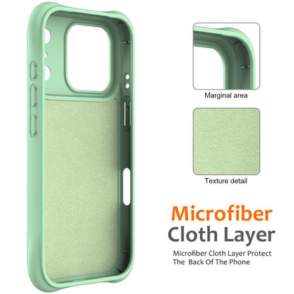 For iPhone 17 Pro Wave Texture MagSafe Magnetic Liquid Silicone Phone Case(Green) - iPhone 17 Pro Cases by buy2fix | Online Shopping UK | buy2fix