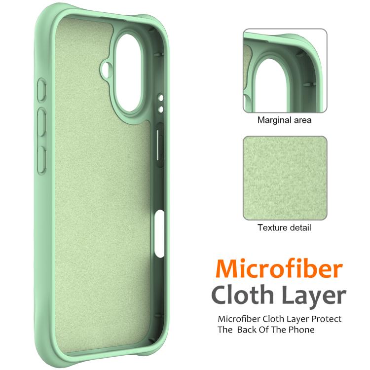 For iPhone 17 Wave Texture MagSafe Magnetic Liquid Silicone Phone Case(Green) - iPhone 17 Cases by buy2fix | Online Shopping UK | buy2fix