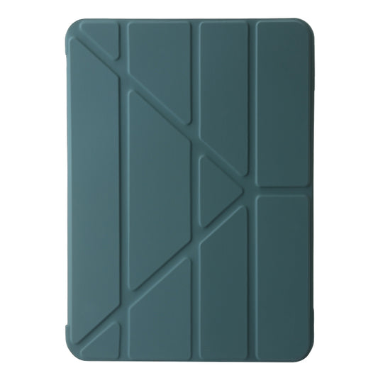 For iPad Air 11 2025 / 2024 TPU Deformation Flip Leather Tablet Case with Holder(Dark Green) - iPad Air 11 2025 / 2024 Cases by buy2fix | Online Shopping UK | buy2fix