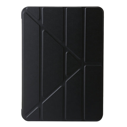 For iPad Air 13 2025 / 2024 TPU Deformation Flip Leather Tablet Case with Holder(Black) - iPad Air 13 2025 / 2024 Cases by buy2fix | Online Shopping UK | buy2fix
