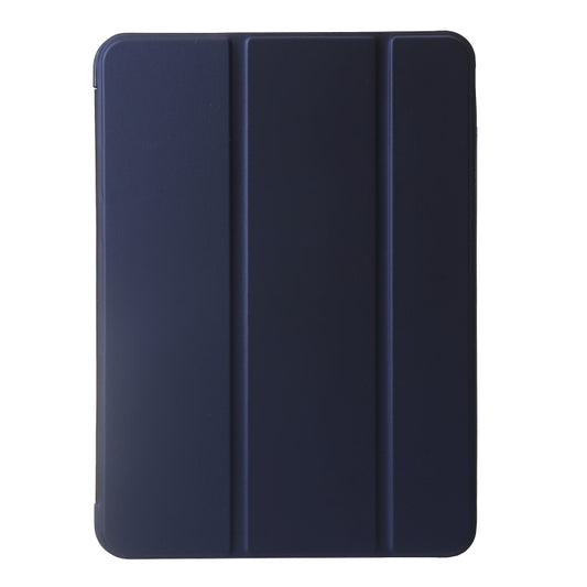 For iPad Air 11 2025 / 2024 Three-fold Holder Flip Tablet Leather Case(Dark Blue) - iPad Air 11 2025 / 2024 Cases by buy2fix | Online Shopping UK | buy2fix