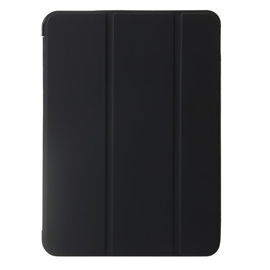 For iPad Air 11 2025 / 2024 Three-fold Holder Flip Tablet Leather Case(Black) - iPad Air 11 2025 / 2024 Cases by buy2fix | Online Shopping UK | buy2fix
