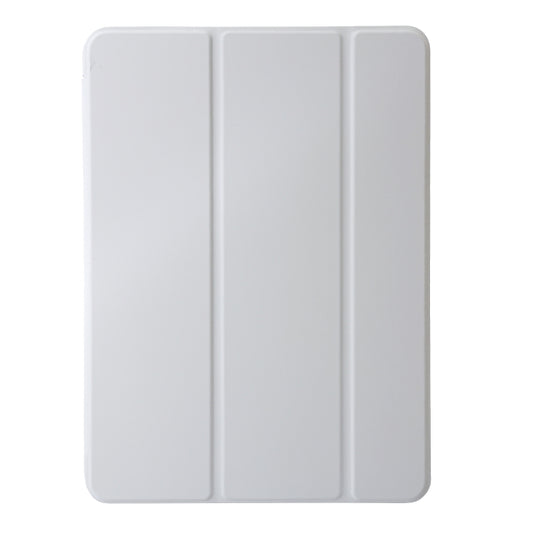 For iPad Air 11 2025 / 2024 Three-fold Holder Flip Tablet Leather Case(Grey) - iPad Air 11 2025 / 2024 Cases by buy2fix | Online Shopping UK | buy2fix