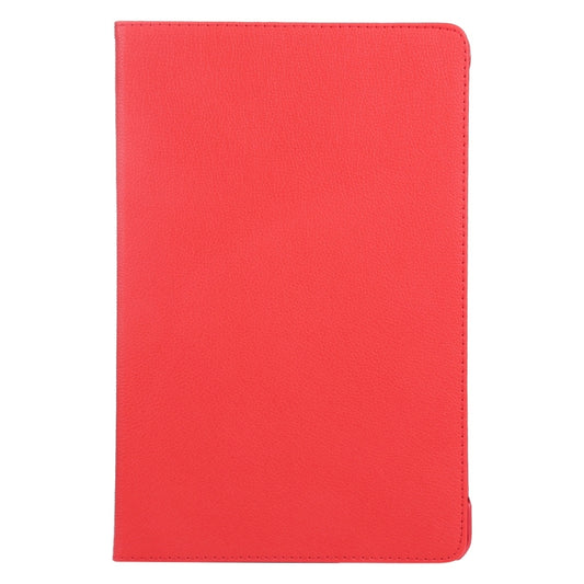 For iPad Air 13 2025 / 2024 360 Degree Rotation Litchi Texture Leather Tablet Case with Holder(Red) - More iPad Cases by buy2fix | Online Shopping UK | buy2fix