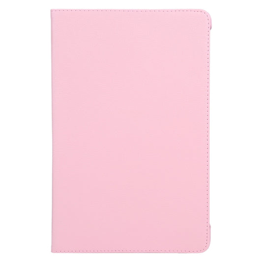 For iPad Air 13 2025 / 2024 360 Degree Rotation Litchi Texture Leather Tablet Case with Holder(Pink) - More iPad Cases by buy2fix | Online Shopping UK | buy2fix