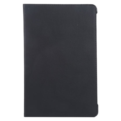 For iPad Air 13 2025 / 2024 360 Degree Rotation Litchi Texture Leather Tablet Case with Holder(Black) - More iPad Cases by buy2fix | Online Shopping UK | buy2fix
