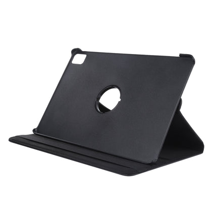 For iPad Air 13 2025 / 2024 360 Degree Rotation Litchi Texture Leather Tablet Case with Holder(Black) - More iPad Cases by buy2fix | Online Shopping UK | buy2fix