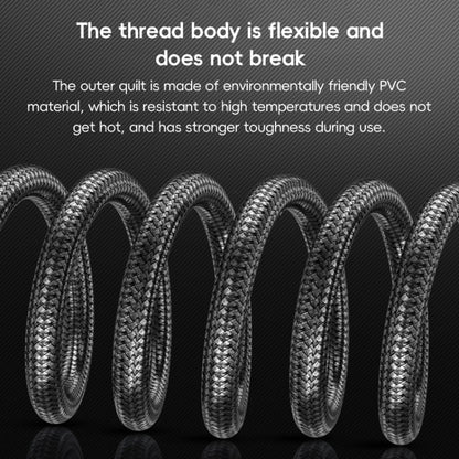 HDTV to Mini HDTV 4K UHD Video Transmission Braided Cable, Length:5m(Grey) by buy2fix