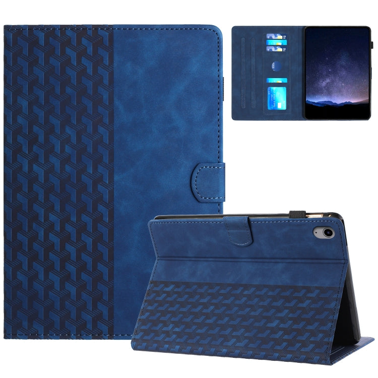 For iPad 2025 / 2022 Building Blocks Embossed Leather Smart Tablet Case(Blue) - iPad 2025 / 2022 Cases by buy2fix | Online Shopping UK | buy2fix
