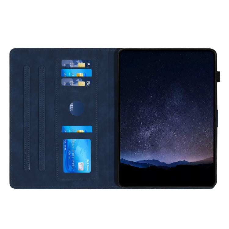For iPad 2025 / 2022 Building Blocks Embossed Leather Smart Tablet Case(Blue) - iPad 2025 / 2022 Cases by buy2fix | Online Shopping UK | buy2fix