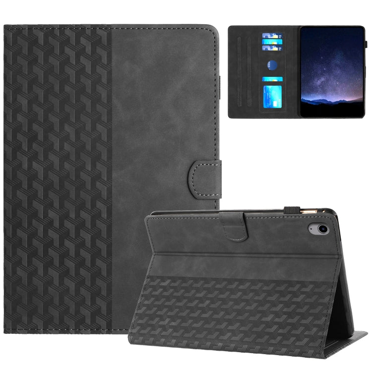 For iPad 2025 / 2022 Building Blocks Embossed Leather Smart Tablet Case(Black) - iPad 2025 / 2022 Cases by buy2fix | Online Shopping UK | buy2fix
