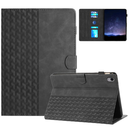 For iPad 2025 / 2022 Building Blocks Embossed Leather Smart Tablet Case(Black) - iPad 2025 / 2022 Cases by buy2fix | Online Shopping UK | buy2fix