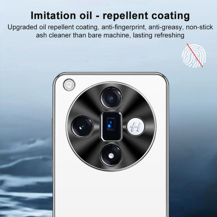 For OPPO A3 Pro AG Frosted Electroplating Acrylic Phone Case(Navy Blue) by buy2fix