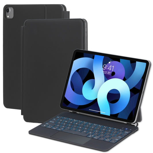 For iPad Air 11 2025 / 2024 / Pro 11 2022 Touch Pad Bluetooth Keyboard Leather Case(Black) - For iPad Pro by buy2fix | Online Shopping UK | buy2fix