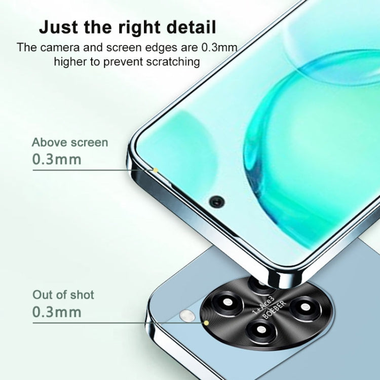 For OnePlus 11 AG Frosted Electroplating Acrylic Phone Case(Silver White) - OnePlus Cases by buy2fix | Online Shopping UK | buy2fix