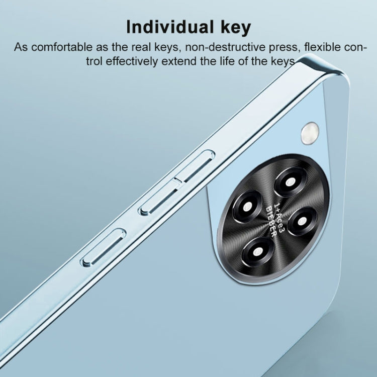 For OnePlus 11 AG Frosted Electroplating Acrylic Phone Case(Silver White) - OnePlus Cases by buy2fix | Online Shopping UK | buy2fix
