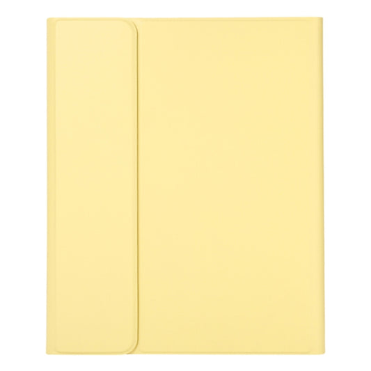 For Xiaomi Pad 5 / Pad 5 Pro 11 inch Wireless Bluetooth Keyboard Tablet Leather Case with Pen Slot(Yellow) - Xiaomi Keyboard by buy2fix | Online Shopping UK | buy2fix
