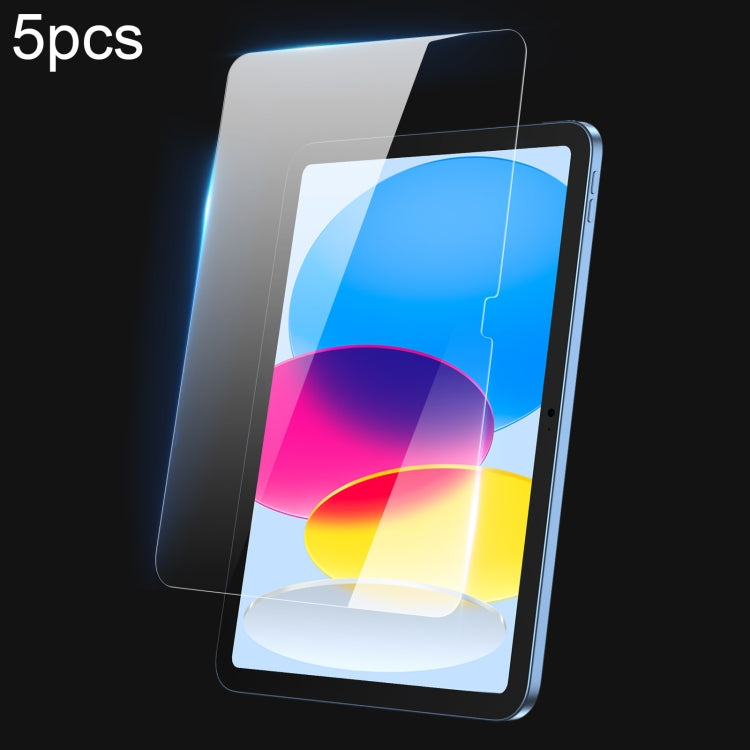 For iPad 2025 / 2022 5pcs DUX DUCIS 0.33mm 9H HD Full Screen Tempered Glass Film by DUX DUCIS