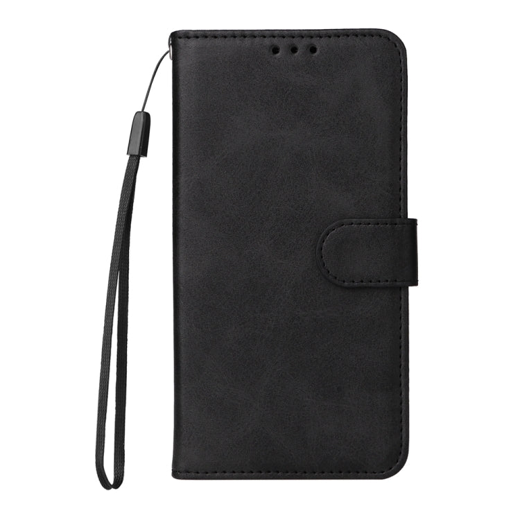 For iPhone 16e Classic Calf Texture Flip Leather Phone Case(Black) - iPhone 16e Cases by buy2fix | Online Shopping UK | buy2fix