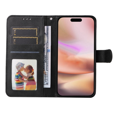 For iPhone 16 Plus Classic Calf Texture Flip Leather Phone Case(Black) - iPhone 16 Plus Cases by buy2fix | Online Shopping UK | buy2fix