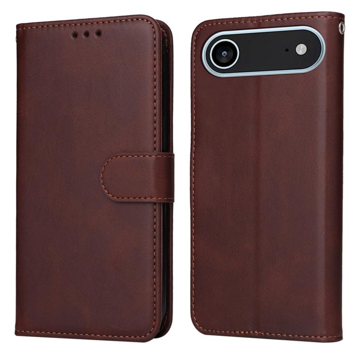 For iPhone Air Classic Calf Texture Flip Leather Phone Case(Brown) - iPhone Air Cases by buy2fix | Online Shopping UK | buy2fix