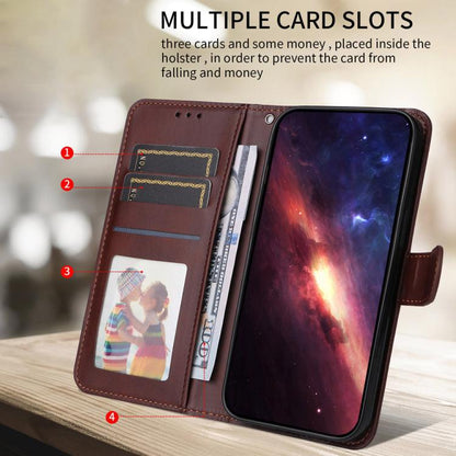 For iPhone Air Classic Calf Texture Flip Leather Phone Case(Brown) - iPhone Air Cases by buy2fix | Online Shopping UK | buy2fix