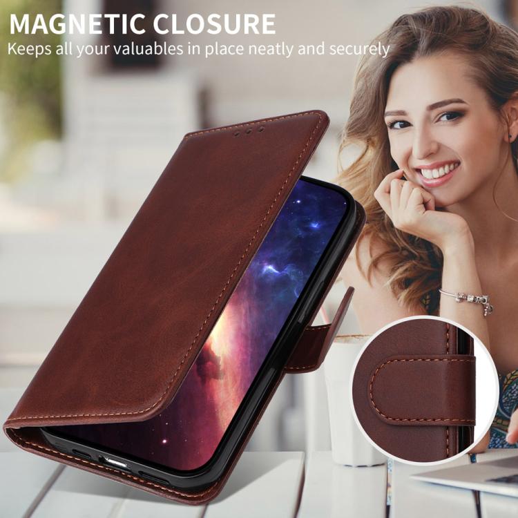 For iPhone Air Classic Calf Texture Flip Leather Phone Case(Brown) - iPhone Air Cases by buy2fix | Online Shopping UK | buy2fix