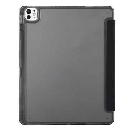 For iPad Pro 13 2025 / 2024 Clear Acrylic Deformation Leather Tablet Case(Grey) by buy2fix