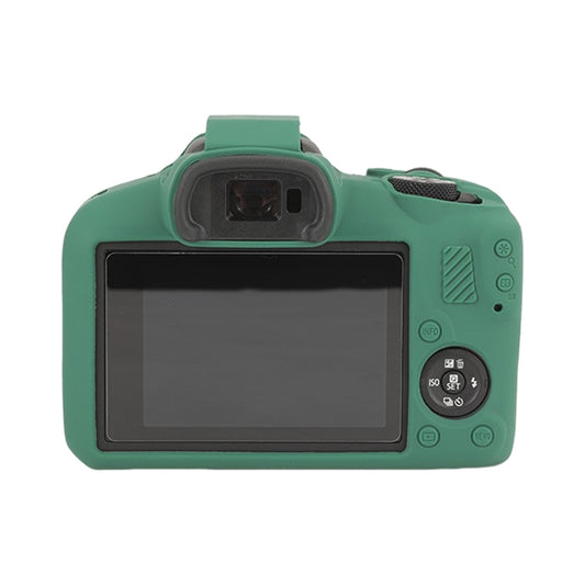For Canon EOS R100 Glossy Soft Silicone Protective Case(Green) by buy2fix