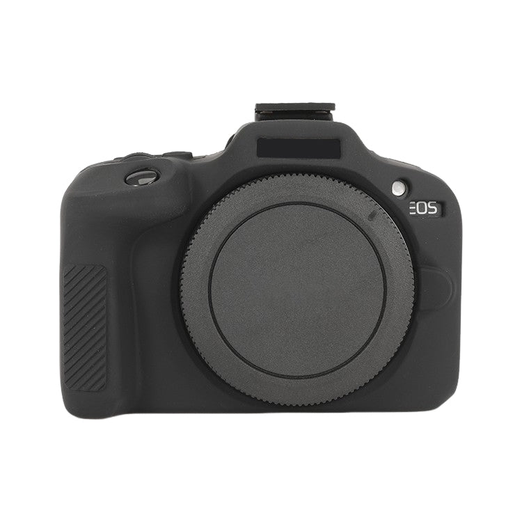 For Canon EOS R100 Glossy Soft Silicone Protective Case(Black) by buy2fix