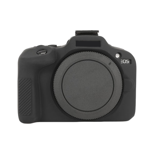 For Canon EOS R100 Glossy Soft Silicone Protective Case(Black) by buy2fix