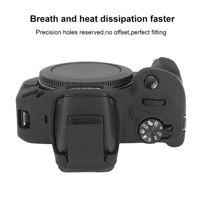 For Canon EOS R100 Glossy Soft Silicone Protective Case(Black) by buy2fix