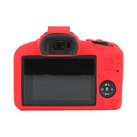 For Canon EOS R100 Glossy Soft Silicone Protective Case(Red) by buy2fix