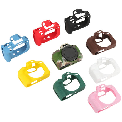 For Canon EOS R100 Glossy Soft Silicone Protective Case(Coffee) by buy2fix