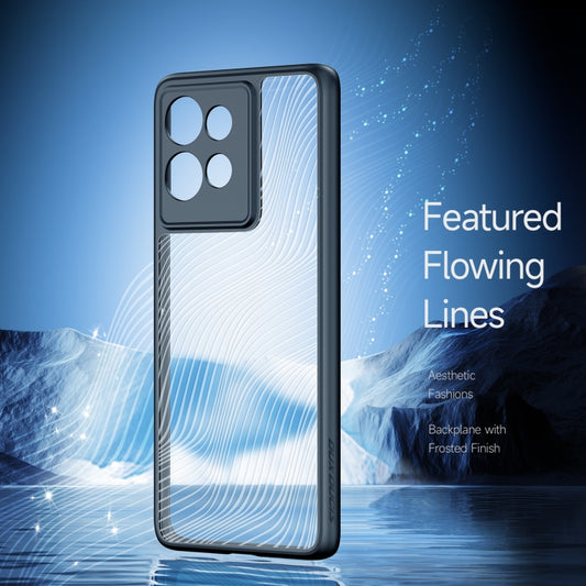 For Motorola Edge 50 DUX DUCIS Aimo Series TPU + PC Frosted Feel Phone Case(Black) by DUX DUCIS