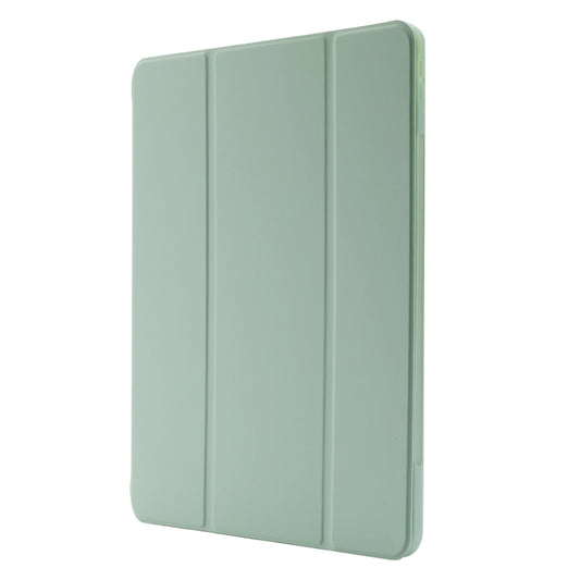 For iPad Air 13 2025 / 2024 Skin Feel Tri-fold Leather Tablet Case with Pen Slot(Matcha Green) - iPad Air 13 2025 / 2024 Cases by buy2fix | Online Shopping UK | buy2fix