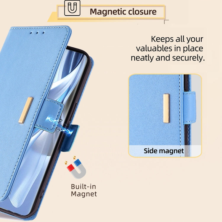 For Xiaomi Redmi K70 5G / K70 Pro 5G Crossbody Chain Leather Phone Case(Blue) - Xiaomi Cases by buy2fix | Online Shopping UK | buy2fix