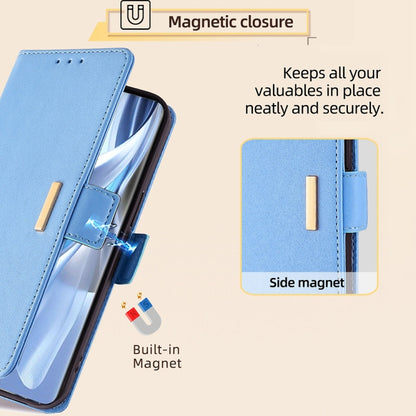 For Xiaomi Redmi K70 5G / K70 Pro 5G Crossbody Chain Leather Phone Case(Blue) - Xiaomi Cases by buy2fix | Online Shopping UK | buy2fix