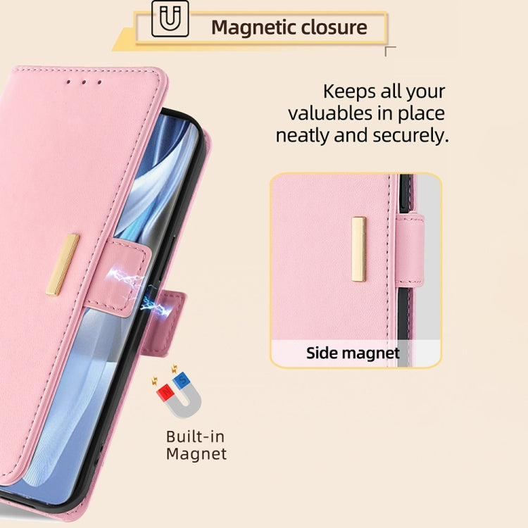 For Xiaomi Redmi K70 5G / K70 Pro 5G Crossbody Chain Leather Phone Case(Pink) - Xiaomi Cases by buy2fix | Online Shopping UK | buy2fix