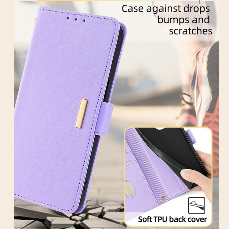 For Xiaomi Redmi K70 5G / K70 Pro 5G Crossbody Chain Leather Phone Case(Purple) - Xiaomi Cases by buy2fix | Online Shopping UK | buy2fix