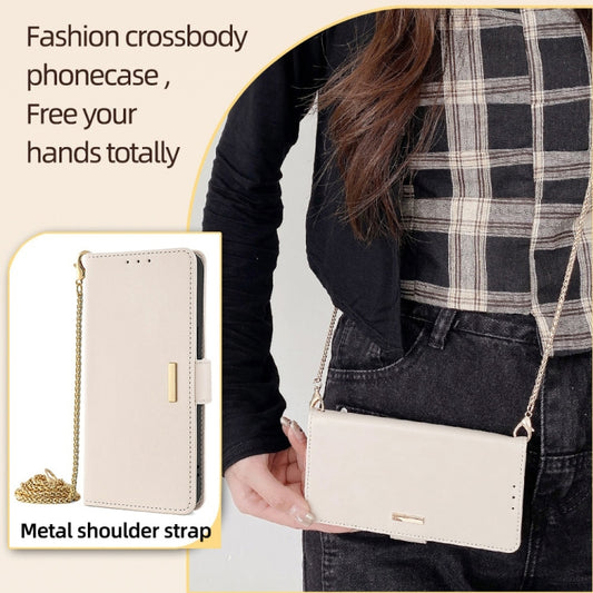 For Xiaomi Redmi K70 5G / K70 Pro 5G Crossbody Chain Leather Phone Case(White) - Xiaomi Cases by buy2fix | Online Shopping UK | buy2fix