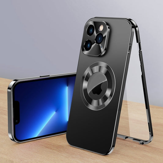 For iPhone 13 Pro Magnetic HD Tempered Glass Phone Case(Black) - iPhone 13 Pro Cases by buy2fix | Online Shopping UK | buy2fix