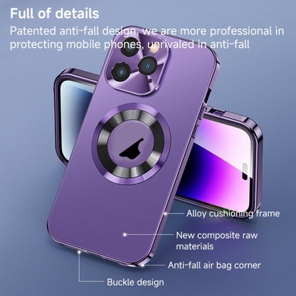 For iPhone 14 Pro Magnetic HD Tempered Glass Phone Case(Black) - iPhone 14 Pro Cases by buy2fix | Online Shopping UK | buy2fix