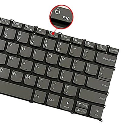 For Lenovo IdeaPad 5 / Yoga Slim 7 Pro US Version Laptop Backlight Keyboard, F10 Key with Lock Icon(Grey) by buy2fix